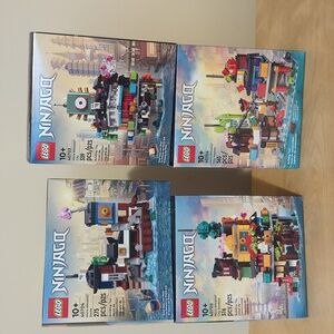 Lego Ninjago Micro city complete set of 4 Brand New/sealed